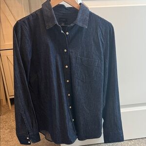 Womens J.Crew Indigo Denim Shirt